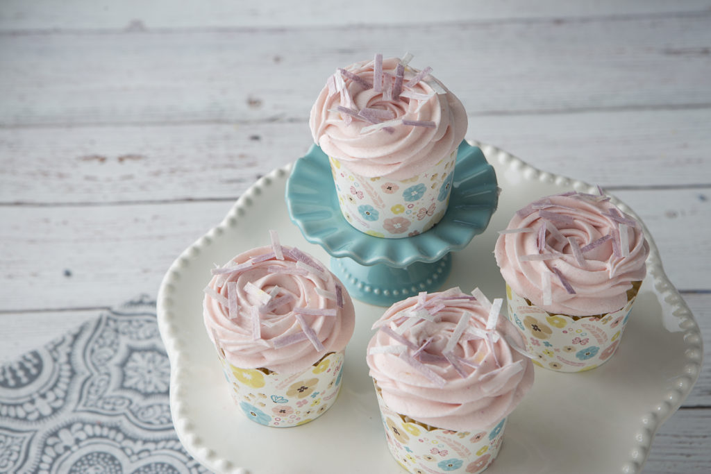 Natural Sprinkles Co – pink cupcakes – Devin Ford