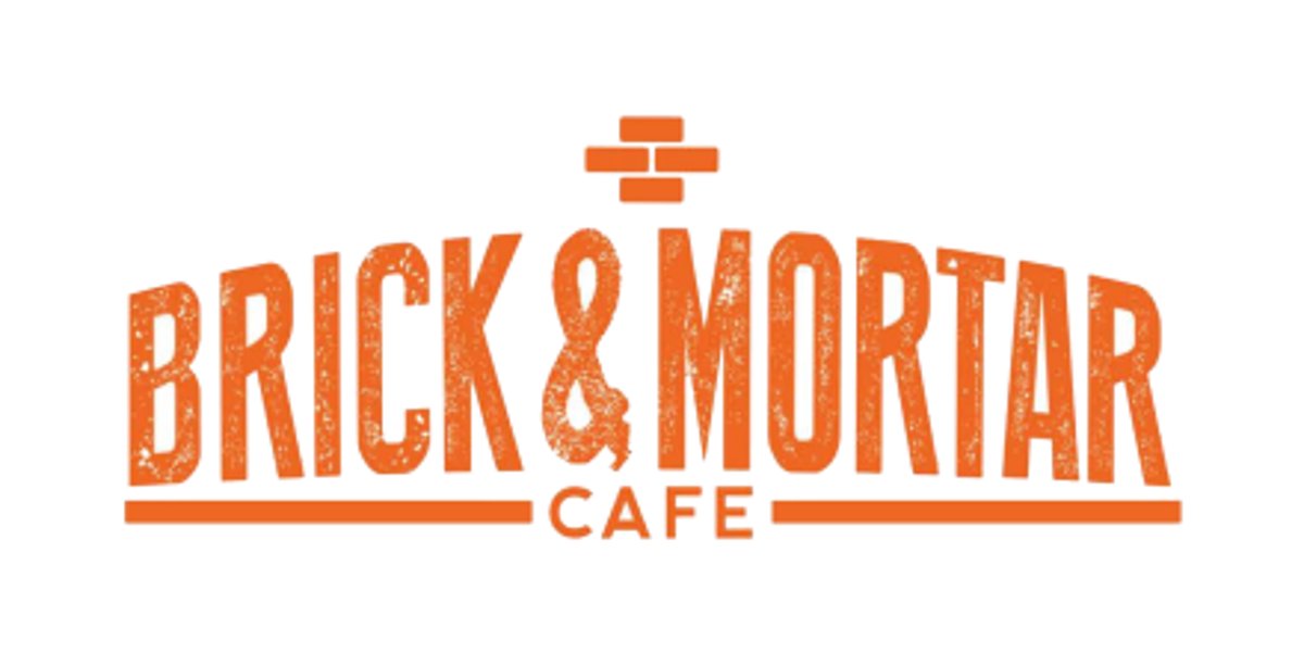 Brick Mortar Cafe color Logo