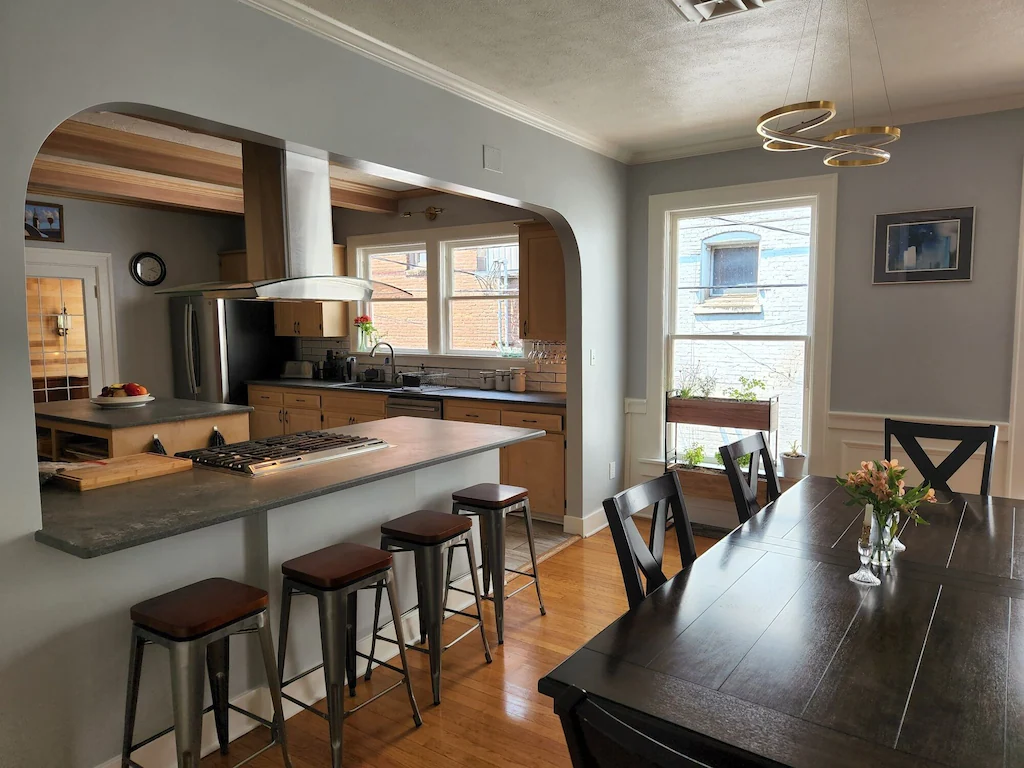 124 Ferry St SW – Dining room to Kitchen view 1 – 11-22-2022