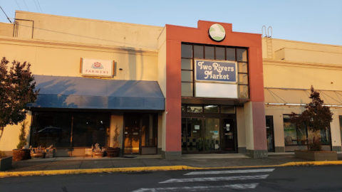 Two Rivers Market Downtown Albany Oregon mall storefront
